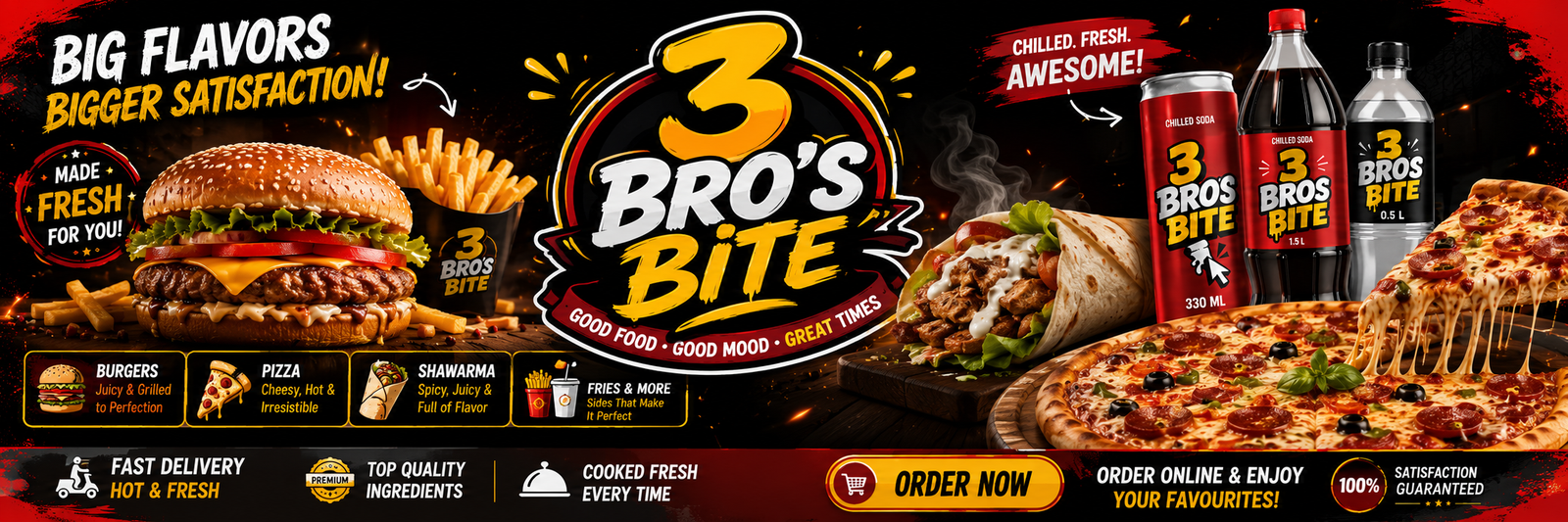 3 bros banner